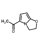 CAS 登录号：33106-16-0， 1-(2,3-二氢吡咯并[2,1-b][1,3]恶唑-5-基)乙酮