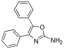 结构式 CAS# 33119-63-0, 4,5-二(苯基)-1,3-恶唑-2-胺
