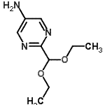 CAS 登录号：331808-99-2， 2-(二乙氧基甲基)嘧啶-5-胺