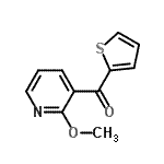 CAS 登录号：332134-11-9， (2-甲氧基-3-吡啶基)(2-噻吩基)甲酮