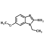 CAS 登录号：33235-35-7， 1-乙基-6-甲氧基-1H-苯并咪唑-2-胺