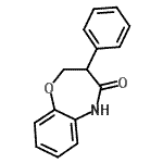 CAS 登录号：33255-29-7， 3-苯基-2,3-二氢-1,5-苯并氧氮杂卓-4(5H)-酮