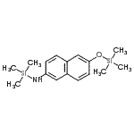 CAS 登录号：33285-85-7， 1,1,1-三甲基-N-{6-[(三甲基硅烷基)氧基]-2-萘基}硅烷胺