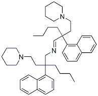 CAS 登录号：33310-62-2， 2-萘-1-基-N-[2-萘-1-基-2-(2-哌啶-1-基乙基)己基]-2-(2-哌啶-1-基乙基)己烷-1-亚胺