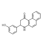 CAS 登录号：333759-52-7， 3-(3-羟基苯基)-3,4-二氢苯并[f]喹啉-1(2H)-酮