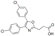 CAS 登录号：33466-16-9， 3-[4,5-二(4-氯苯基)-1,3-恶唑-2-基]丙酸