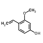 CAS 登录号：335162-49-7， 3-甲氧基-4-乙烯基苯酚