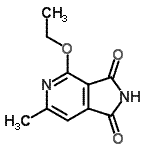 CAS 登录号：335376-50-6， 4-乙氧基-6-甲基-1H-吡咯并[3,4-c]吡啶-1,3(2H)-二酮