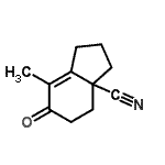 CAS#: 335421-62-0， 7-Methyl-6-oxo-1,2,3,4,5,6-hexahydro-3aH-indene-3a-carbonitrile