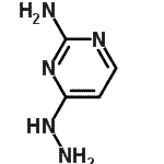 CAS 登录号：33575-09-6， 4-肼基-2-嘧啶胺