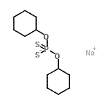 CAS 登录号：33581-25-8， 钠O,O-二环己基二硫代磷酸盐