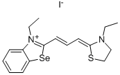CAS 登录号：33609-19-7， (2Z)-3-乙基-2-[(E)-3-(3-乙基-4,5-二氢-1,3-噻唑-3-鎓-2-基)丙-2-烯亚基]-1,3-苯并硒唑碘化物