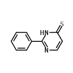CAS 登录号：33630-21-6， 2-苯基-4-嘧啶硫醇