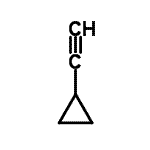 CAS 登录号：336800-75-0， 乙炔基环丙烷