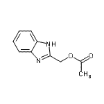 CAS 登录号：33809-91-5， 1H-苯并咪唑-2-基甲基乙酸酯