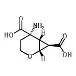 CAS 登录号：338468-40-9， (1R,5S,6S,7R)-5-氨基-2-氧杂双环[4.1.0]庚烷-5,7-二甲酸