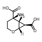 CAS 登录号：338468-41-0， (1R,5R,6S,7R)-5-氨基-2-氧杂双环[4.1.0]庚烷-5,7-二甲酸