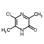 CAS 登录号：33870-84-7， 5-氯-3,6-二甲基-2(1H)-吡嗪酮