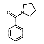 CAS 登录号：3389-54-6， 苯基(1-吡咯烷基)甲酮