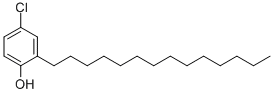 CAS 登录号：33899-46-6， 4-氯-2-十四烷基苯酚