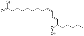 CAS 登录号：33964-75-9， 13(S)--过氧羟基-9,11-十八碳二烯酸