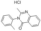 CAS 登录号：340-56-7， 甲喹酮盐酸盐