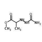 CAS 登录号：340232-99-7， 甲基2-(2-氨基甲酰肼基)丙酸酯