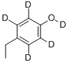 CAS 登录号：340256-40-8， 4-乙基苯酚-2,3,5,6-D4