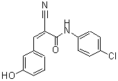 CAS#: 340315-62-0， (2Z)-N-(4-Chlorophenyl)-2-Cyano-3-(3-Hydroxyphenyl)Acrylamide