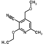 CAS 登录号：340691-07-8， 2-乙氧基-4-(甲氧基甲基)-6-甲基烟腈