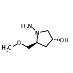CAS 登录号：340740-62-7， (3R,5S)-1-氨基-5-(甲氧基甲基)-3-吡咯烷醇