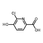 CAS 登录号：341008-96-6， 6-氯-5-羟基-2-吡啶羧酸