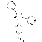 CAS#: 34114-09-5， 4-(3,5-Diphenyl-4,5-Dihydro-1H-Pyrazol-1-Yl)Benzaldehyde