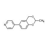 CAS 登录号：342037-18-7， 4-(2-甲基-4H-1,3-苯并二氧杂环己-6-基)吡啶