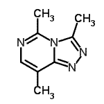 CAS 登录号：342617-17-8， 3,5,8-三甲基[1,2,4]三唑并[4,3-c]嘧啶