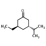 CAS 登录号：342794-05-2， (3R,5R)-3-乙基-5-异丙基环己酮