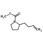 CAS#: 342878-55-1， Methyl 2-(3-Buten-1-Yl)-1-Pyrrolidinecarboxylate