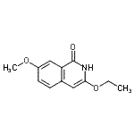 CAS 登录号：342894-34-2， 3-乙氧基-7-甲氧基-1(2H)-异喹啉酮