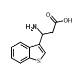 CAS 登录号：3429-23-0， 3-氨基-3-(1-苯并噻吩-3-基)丙酸