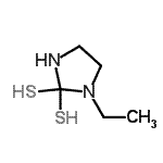 CAS 登录号：343268-82-6， 1-乙基-2,2-咪唑烷二硫醇