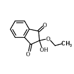 CAS 登录号：343317-36-2， 2-乙氧基-2-羟基-1H-茚-1,3(2H)-二酮
