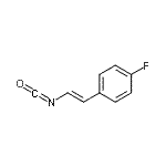 CAS 登录号：343336-01-6， 1-氟-4-[(E)-2-异氰酸乙烯基]苯
