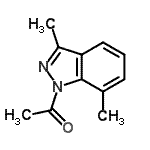 CAS 登录号：343773-68-2， 1-(3,7-二甲基-1H-吲唑-1-基)乙酮