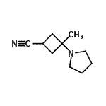 CAS#: 343788-26-1， 3-Methyl-3-(1-Pyrrolidinyl)Cyclobutanecarbonitrile