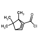 CAS 登录号：343791-90-2， 1,7,7-三甲基双环[2.2.1]庚-2-烯-2-甲酰氯