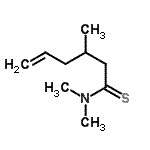 CAS 登录号：343863-71-8， N,N,3-三甲基-5-己烯硫代酰胺