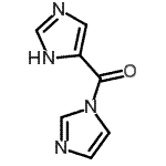 CAS 登录号：343868-54-2， 1H-咪唑-1-基(1H-咪唑-4-基)甲酮