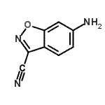 CAS 登录号：343868-60-0， 6-氨基-1,2-苯并恶唑-3-甲腈