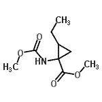CAS#: 343942-90-5， Methyl 2-Ethyl-1-[(Methoxycarbonyl)Amino]Cyclopropanecarboxylate