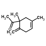 CAS 登录号：344296-10-2， 1-(1,3-二甲基-6-亚甲基-3-环己烯-1-基)乙酮